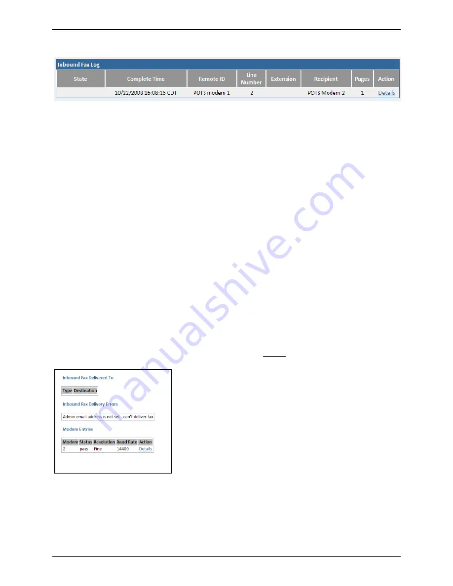 Multitech FaxFinder FF130 Administrator User Manual Download Page 26