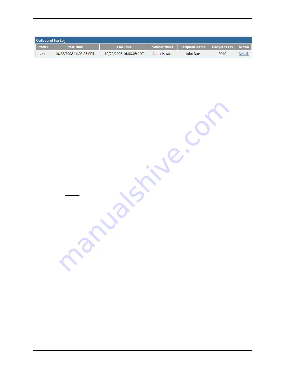 Multitech FaxFinder FF130 Administrator User Manual Download Page 27