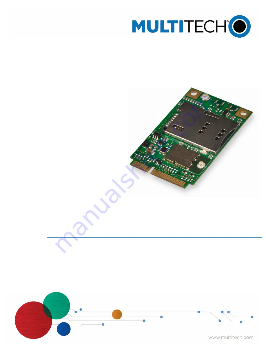 Multitech MultiConnect MTPCIE-BW Developer'S Manual Download Page 1