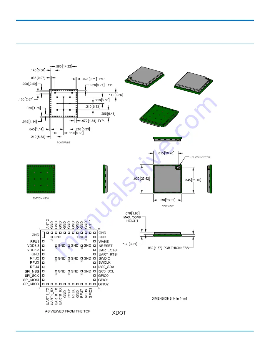 Multitech MultiConnect xDot MTXDOT Series Скачать руководство пользователя страница 14