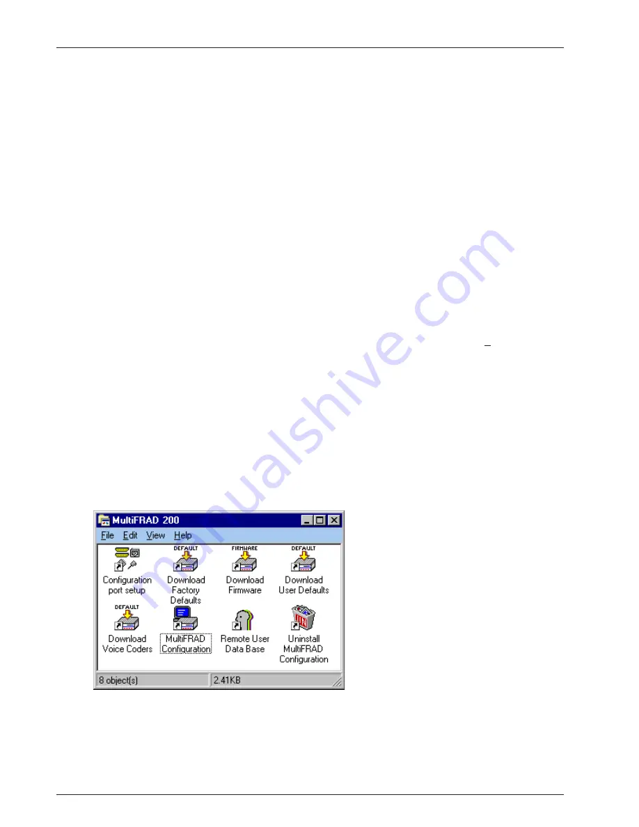 Multitech MultiFRAD FR220 User Manual Download Page 36