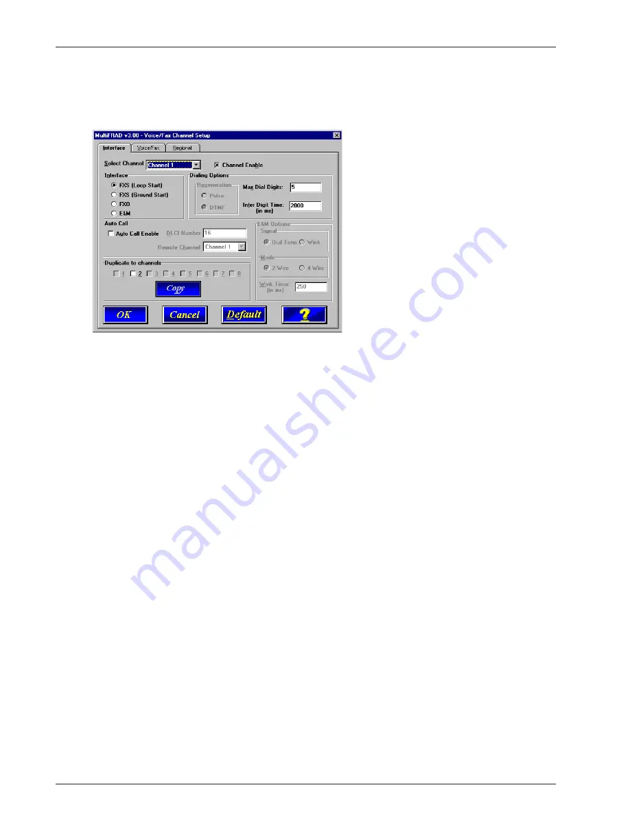 Multitech MultiFRAD FR221 User Manual Download Page 64