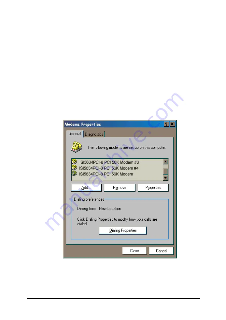 Multitech MultiModem ISI ISI5634UPCI Series Quick Start Manual Download Page 36