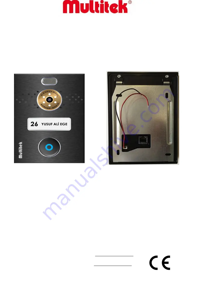 Multitek DIP-01 Installation And User Manual Download Page 1