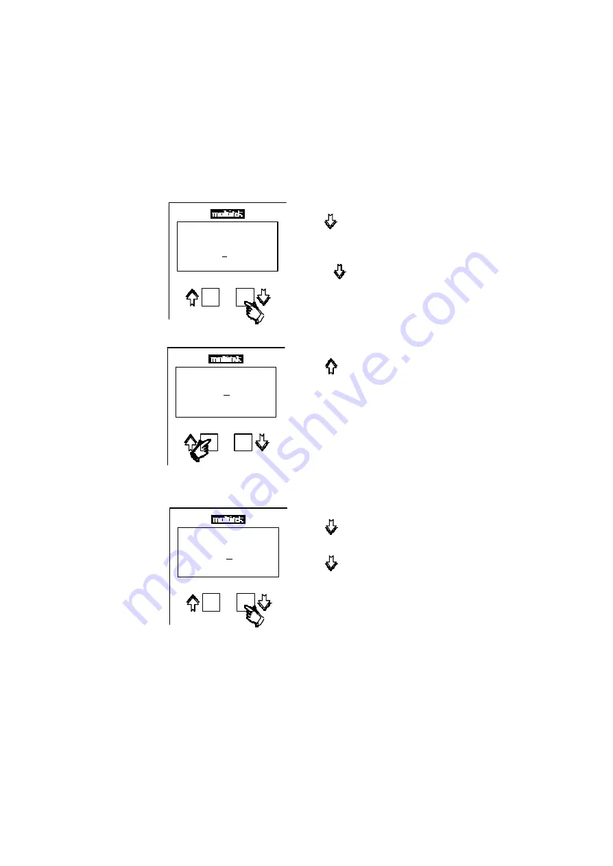 Multitek MULTIGEN M820-GM Series Operating Manual Download Page 43