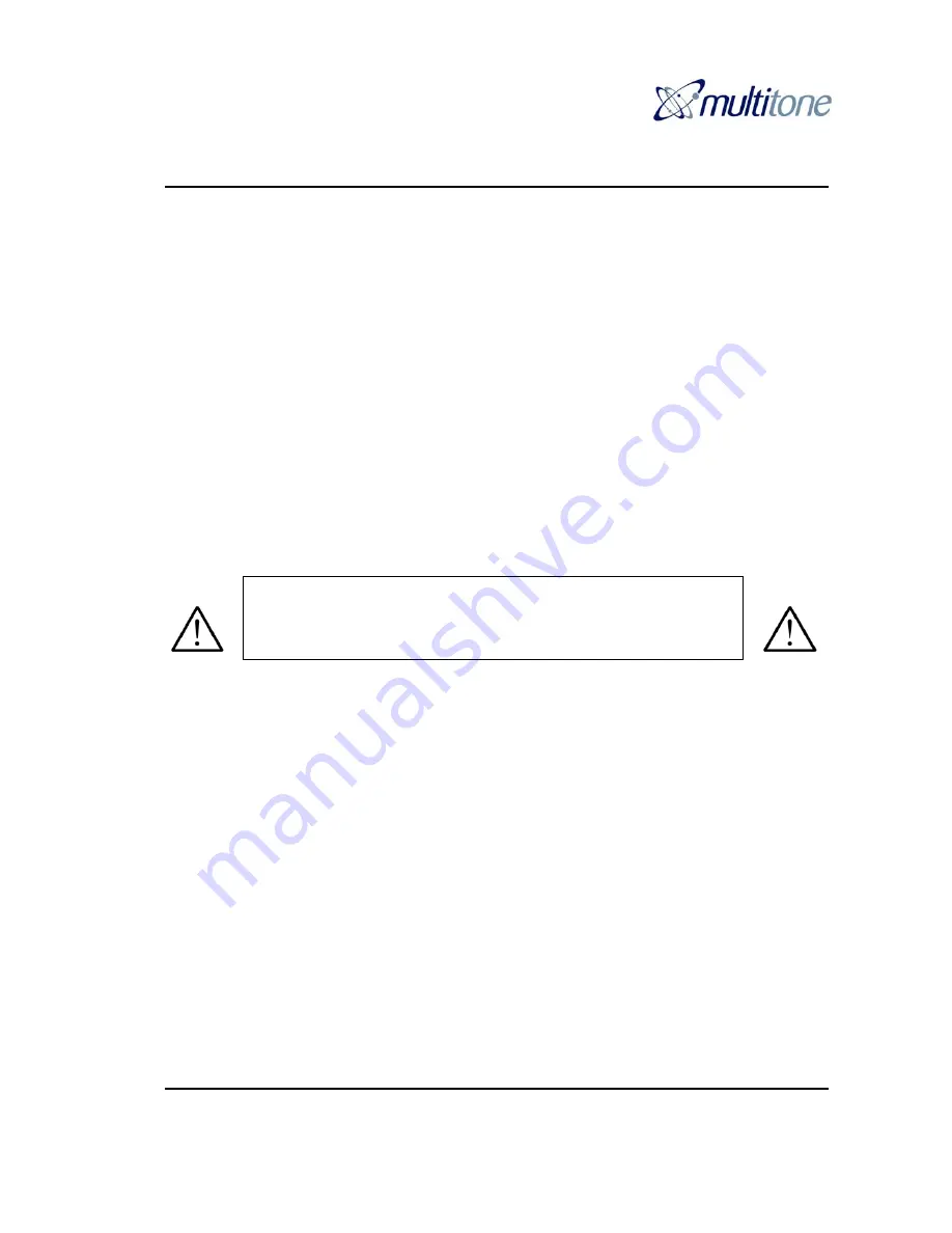 Multitone RPT500 Скачать руководство пользователя страница 6