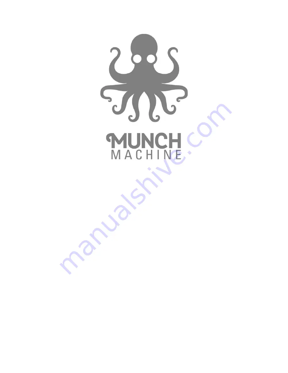 Munch Machine CON-1204R Operator'S Manual Download Page 1