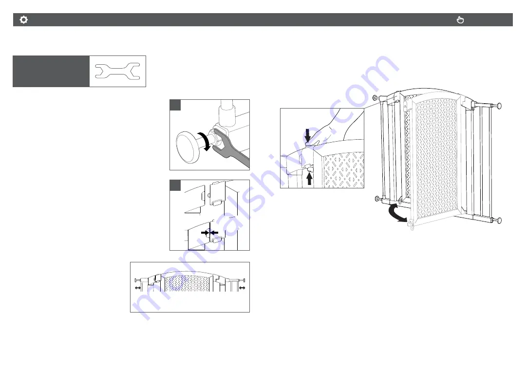 Munchkin Decorative Gate Owner'S Manual Download Page 22