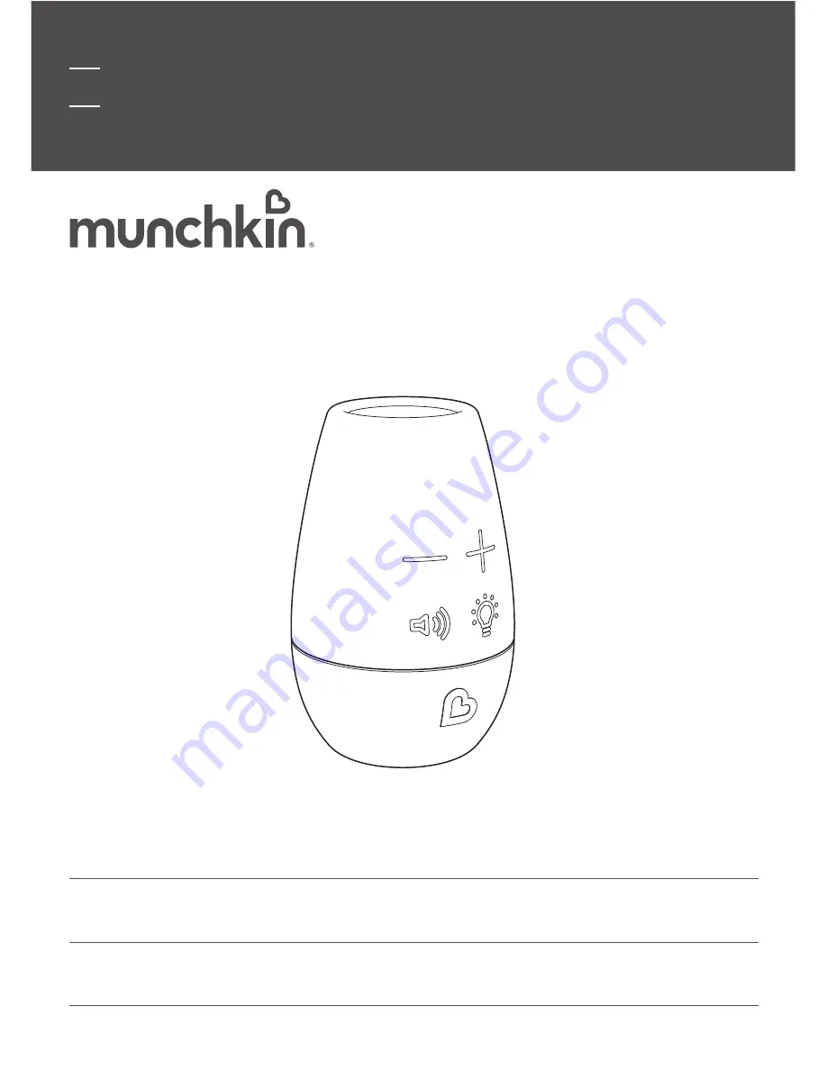 Munchkin Shhh... Owner'S Manual Download Page 1