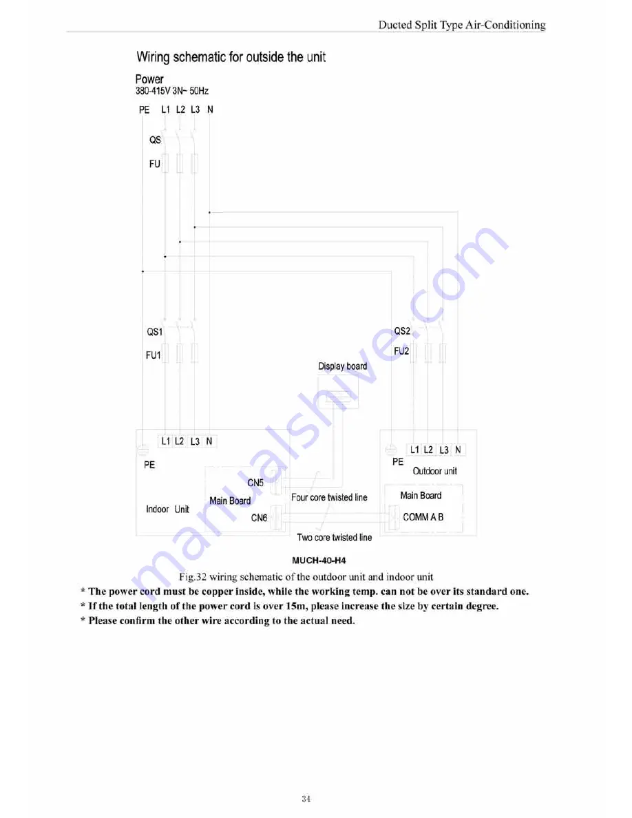 MUND CLIMA MUCH-20-H4 Operation Manual Download Page 38