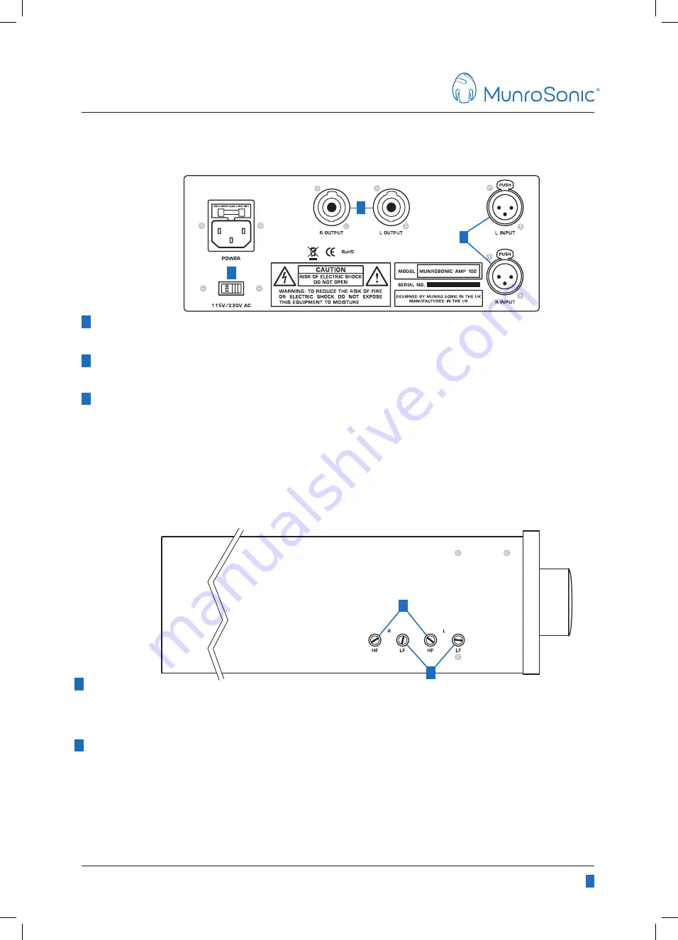 Munro Sonic EGG100 Operation Manual Download Page 5