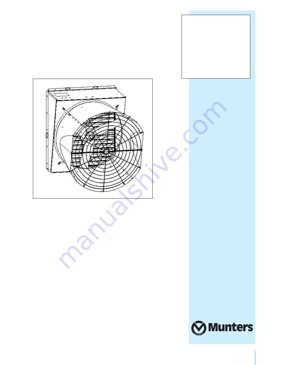 Munters WF54 Instruction Manual Download Page 1