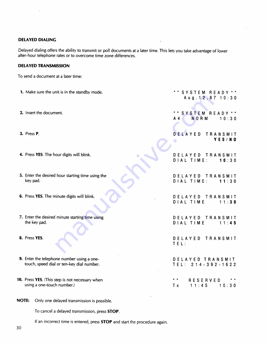 Murata F-20 Operating Instructions Manual Download Page 36