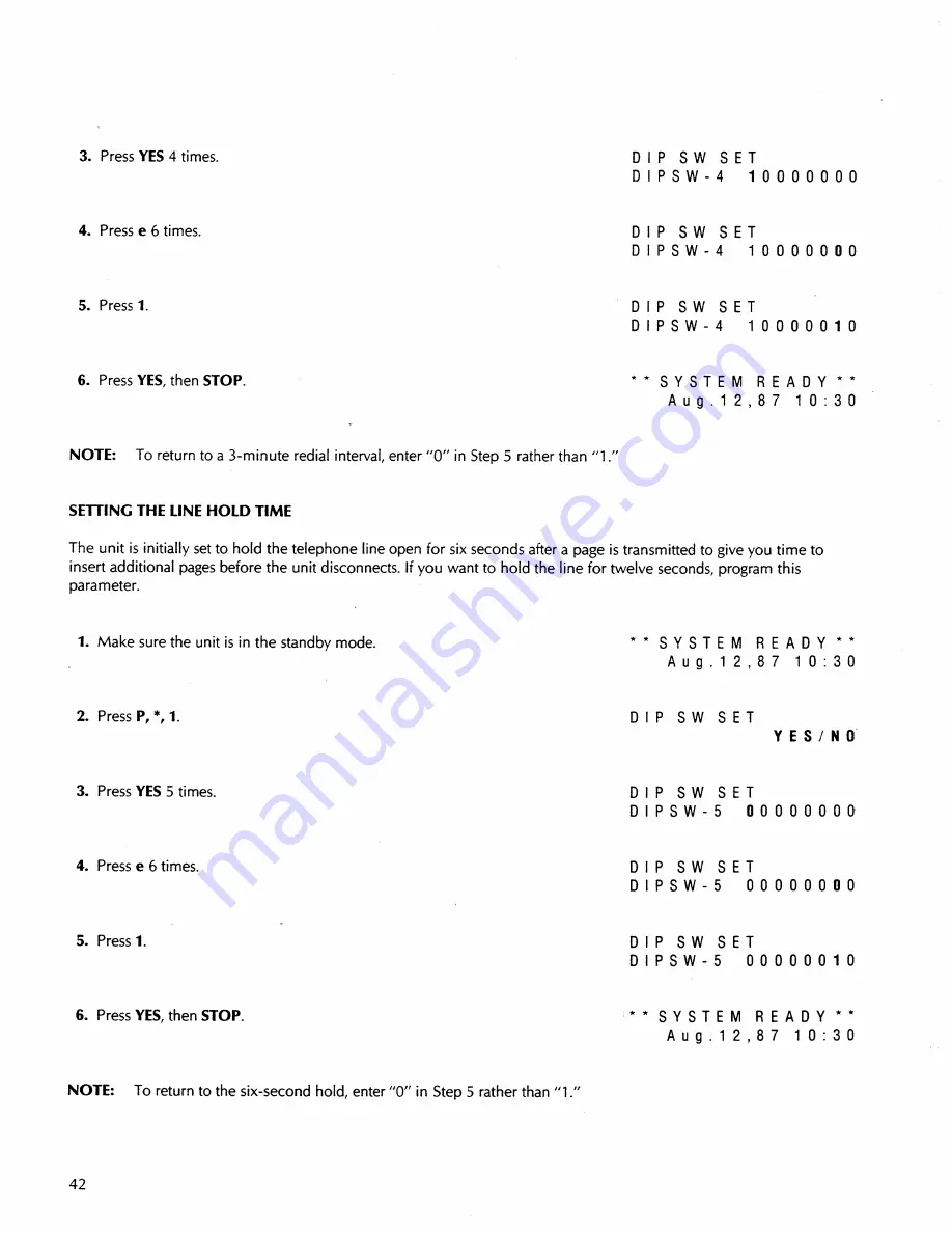 Murata F-20 Operating Instructions Manual Download Page 48