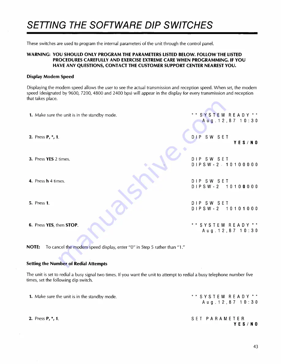 Murata F-30 Operating Instructions Manual Download Page 51