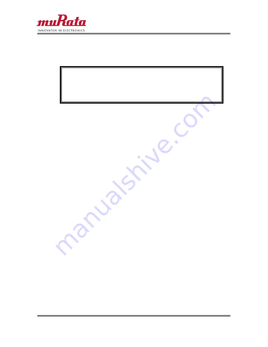 Murata MBN52832DK User Manual Download Page 1