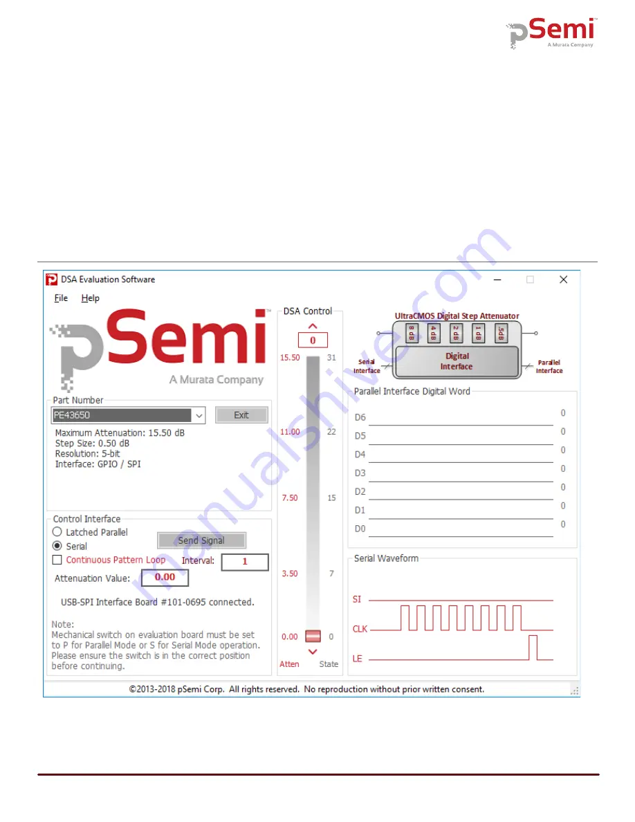 Murata PSemi PE43650 Скачать руководство пользователя страница 16