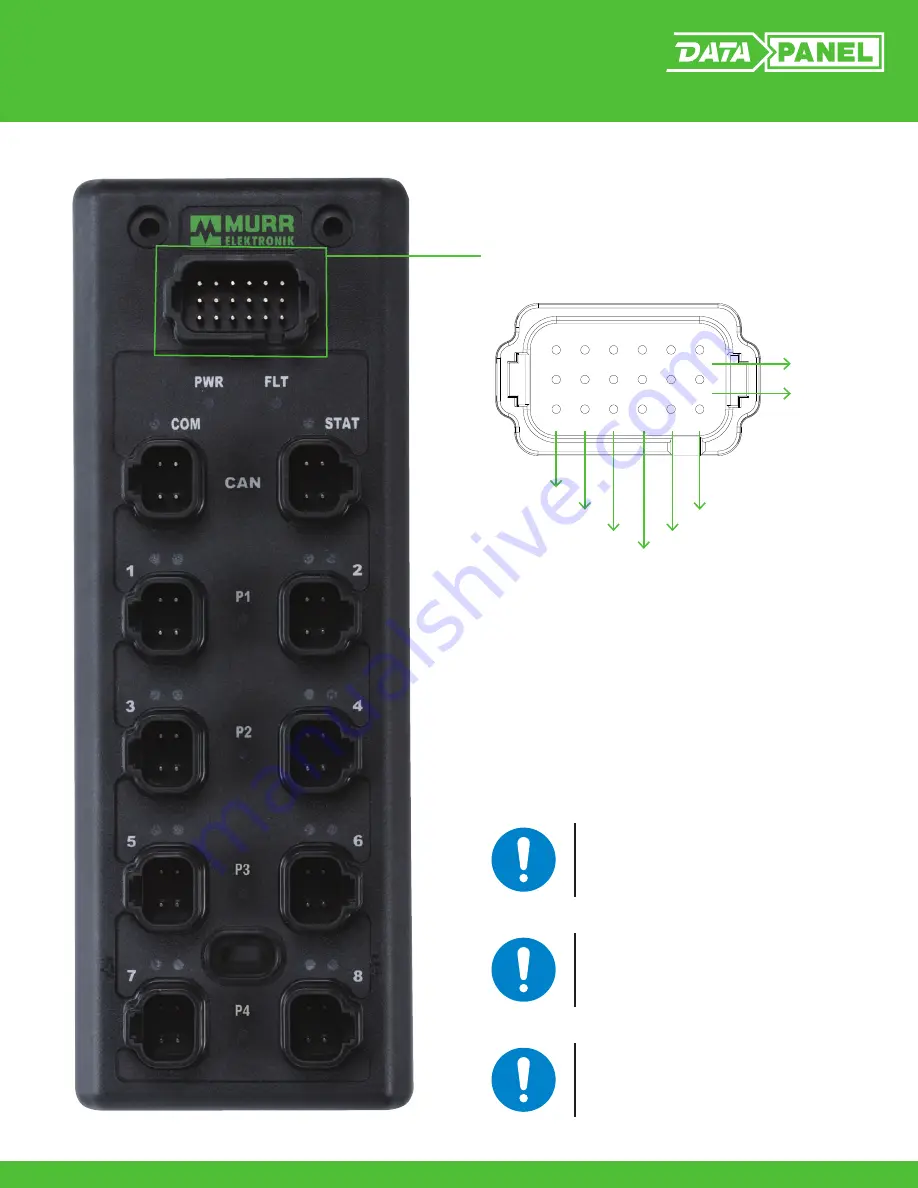 Murr Elektronik DataPanel xtreme DB DP-34044-3 Скачать руководство пользователя страница 15