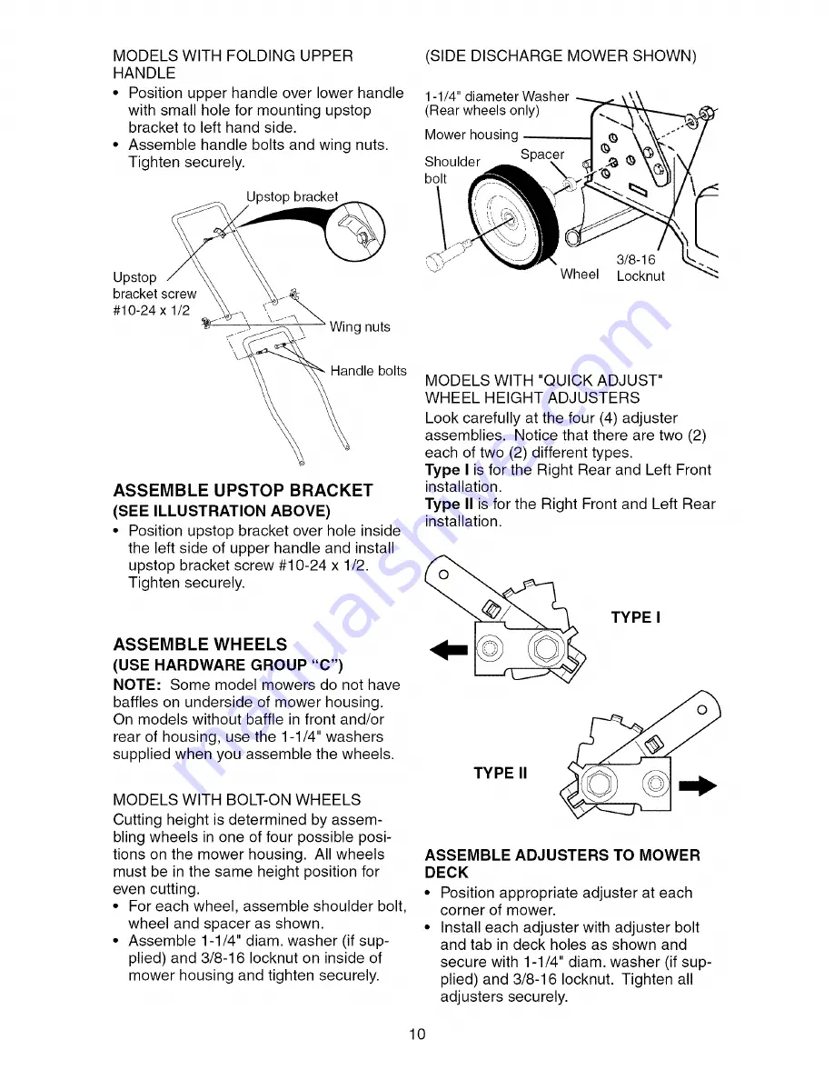 Murray 201012X83E Operator'S Manual Download Page 10