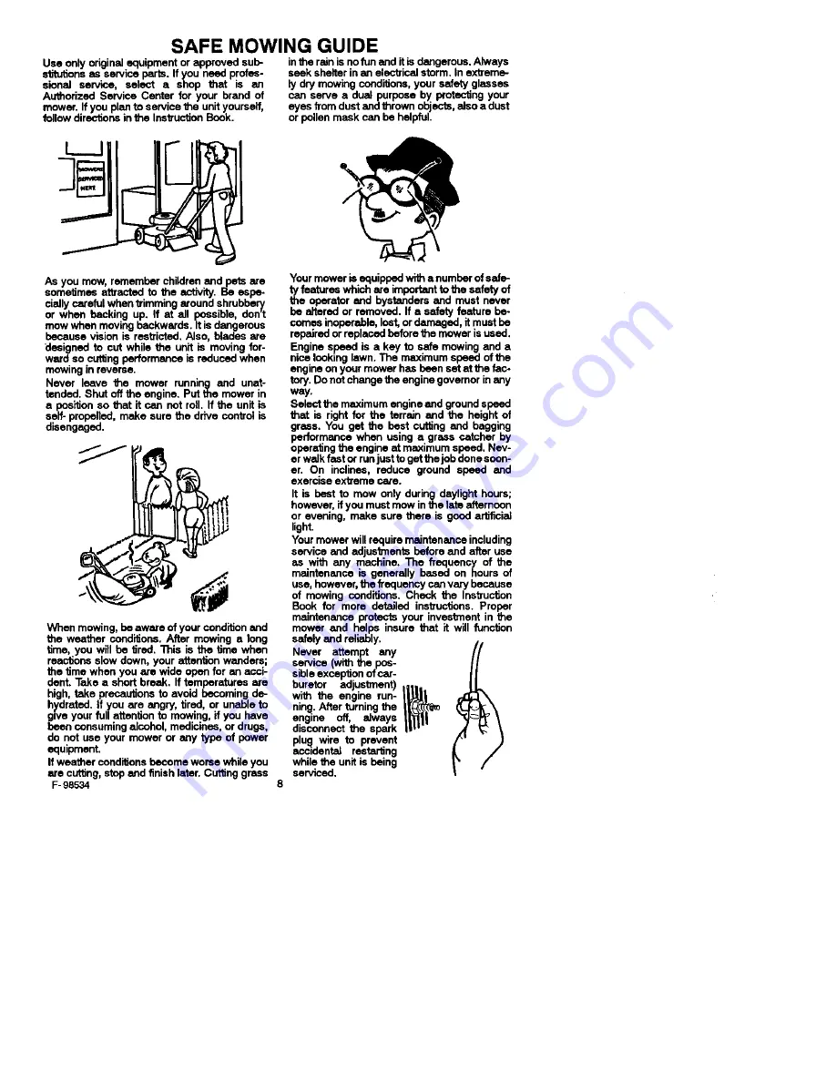 Murray 20646X9A Instruction Book Download Page 8