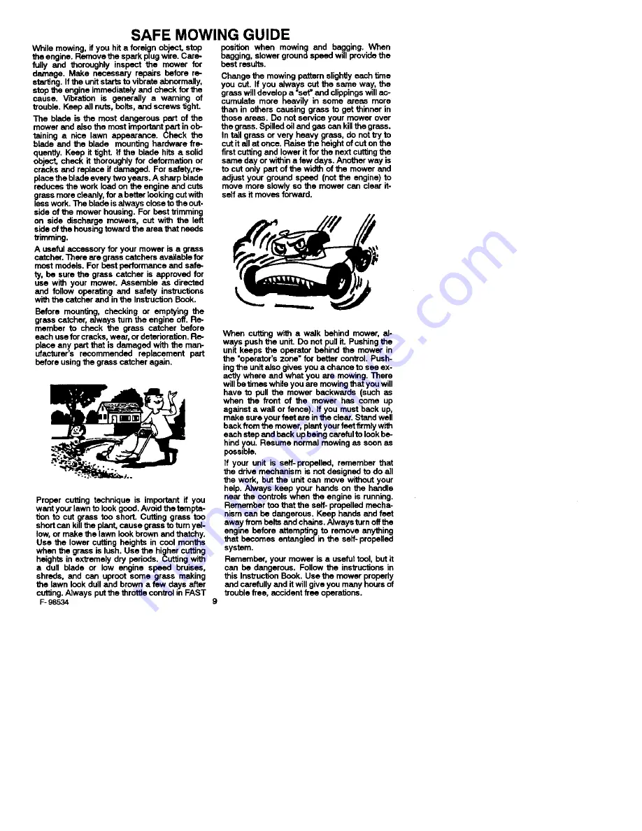 Murray 20646X9A Instruction Book Download Page 9