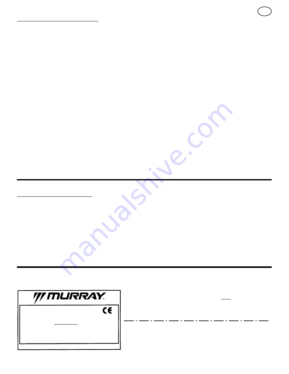 Murray 207610x52A Instruction Book Download Page 5