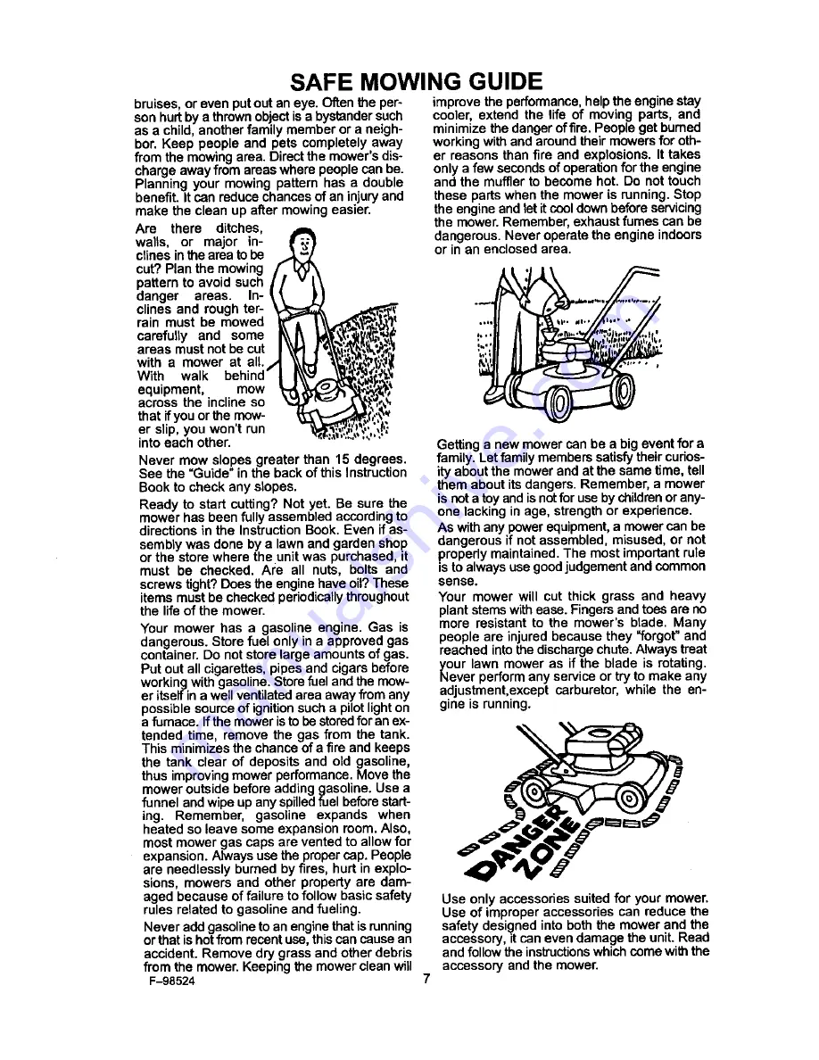 Murray 22106X9A Instruction Book Download Page 7