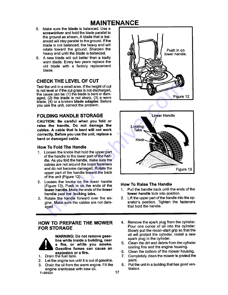 Murray 22106X9A Instruction Book Download Page 17