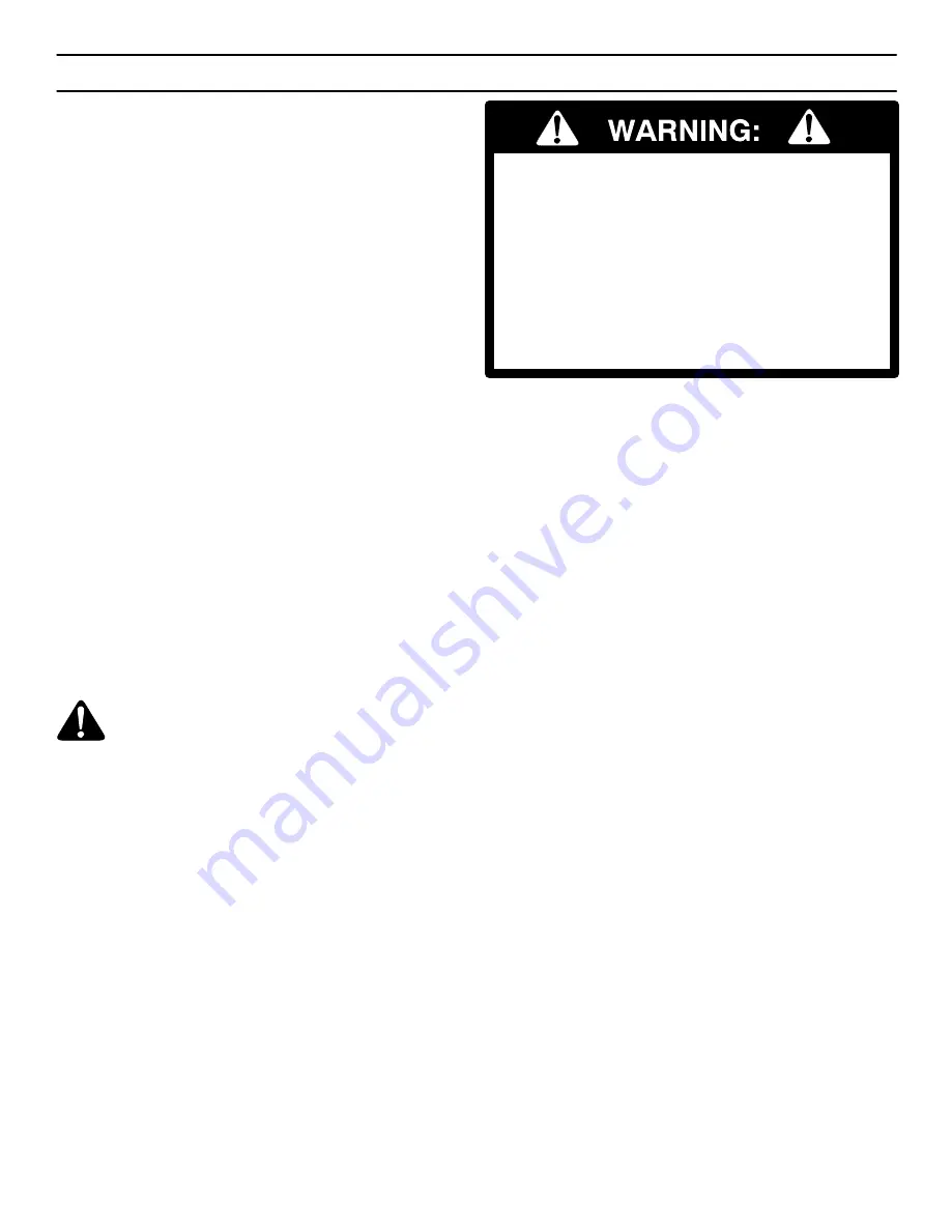 Murray 309000x8B Assembly, Operation And Maintenance Download Page 3