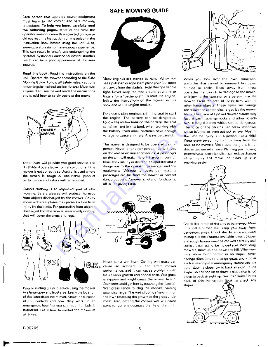 Murray 40603B Instruction Book Download Page 5