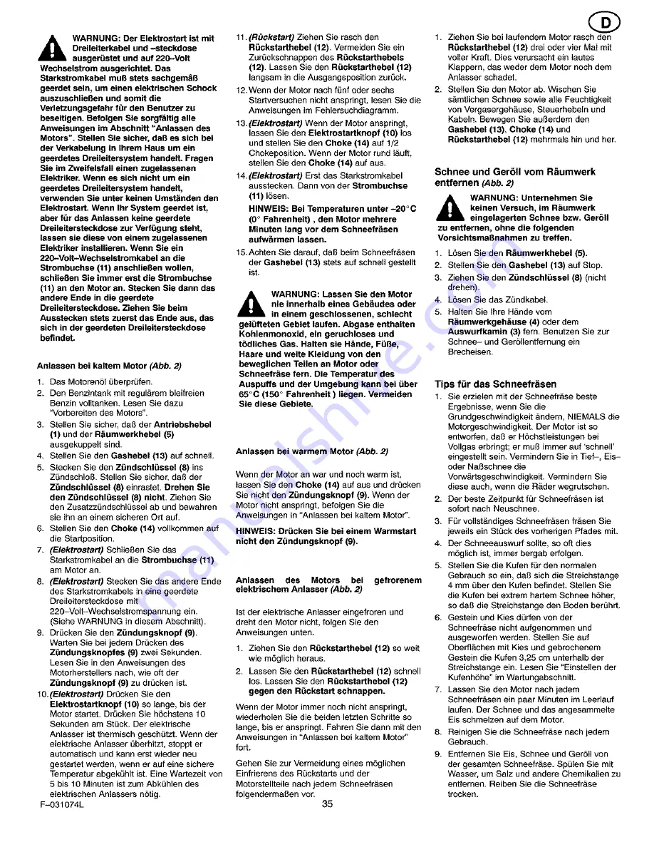 Murray 629909X54B Instruction Book Download Page 35