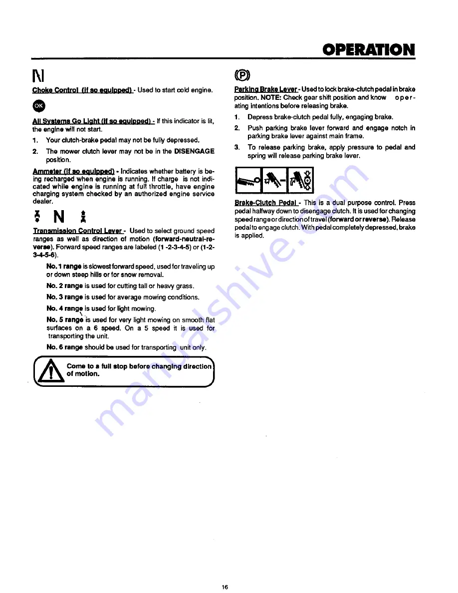 Murray G4618000 Operator'S Manual Download Page 16