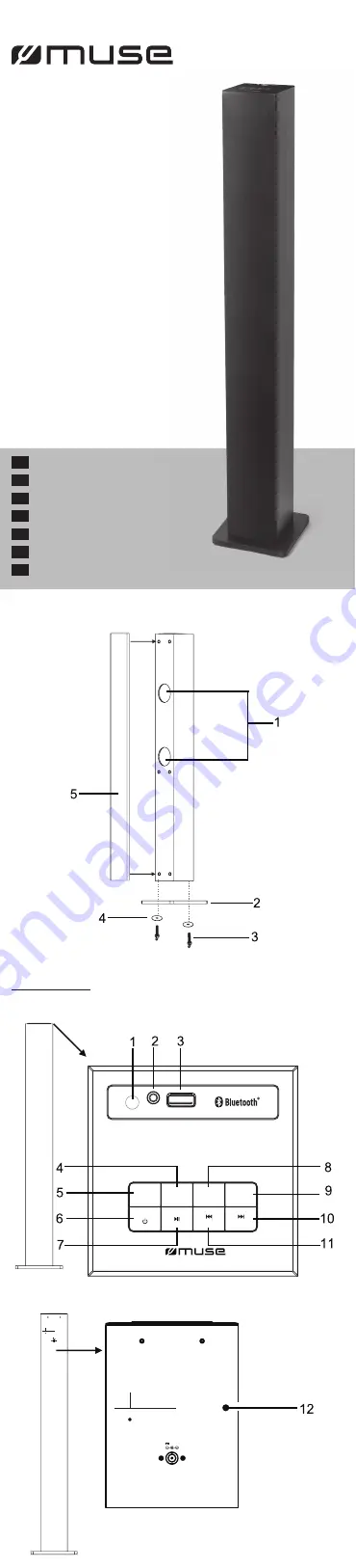 Muse M-1150 BT User Manual Download Page 1