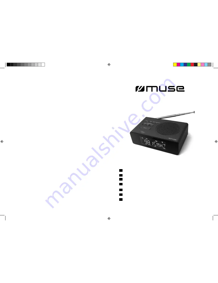 Muse M-195 CDB Скачать руководство пользователя страница 1