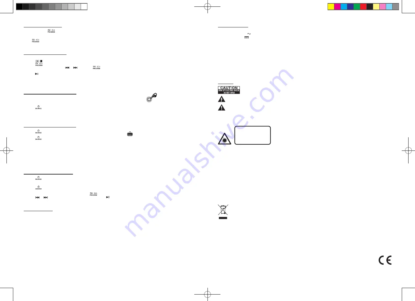 Muse M-30 BTB User Manual Download Page 5