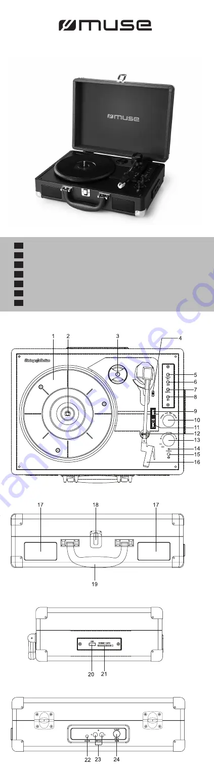 Muse MT-103 DB Скачать руководство пользователя страница 1