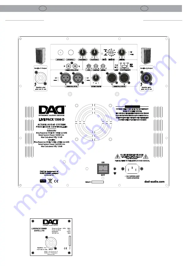 Music & Lights DAD LIVEPACKI500D User Manual Download Page 11