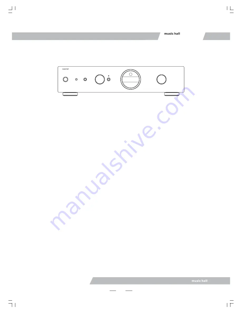 MUSIC HALL A50.2 User Manual Download Page 8