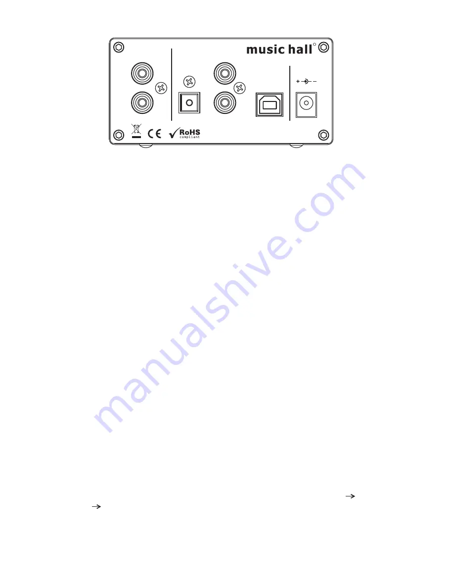 MUSIC HALL dac15.2 Instruction Manual Download Page 5