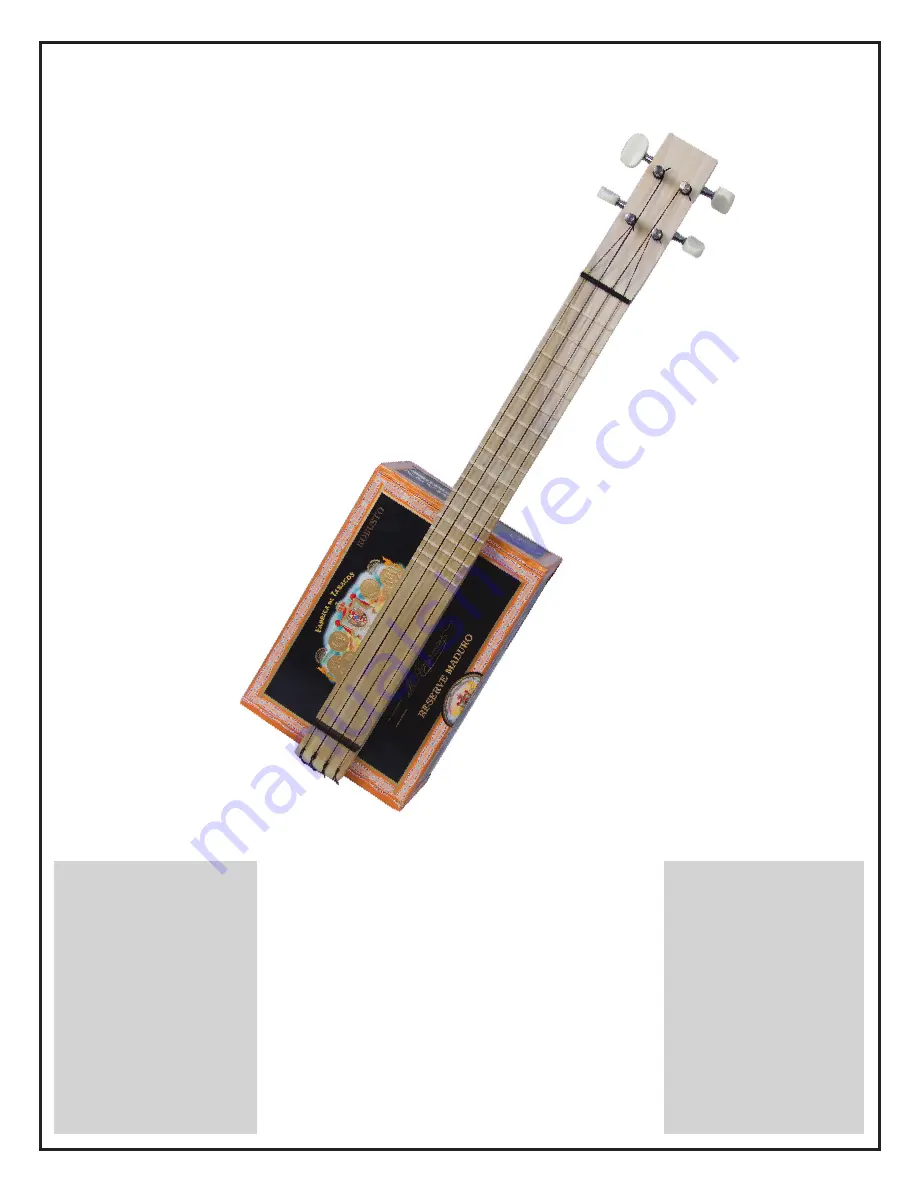 Musicmakers CIGAR-BOX UKULELE KIT Quick Start Manual Download Page 1