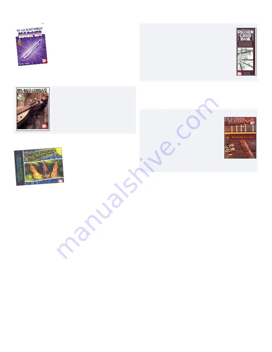 Musicmakers Mountain Dulcimer KIT Скачать руководство пользователя страница 20