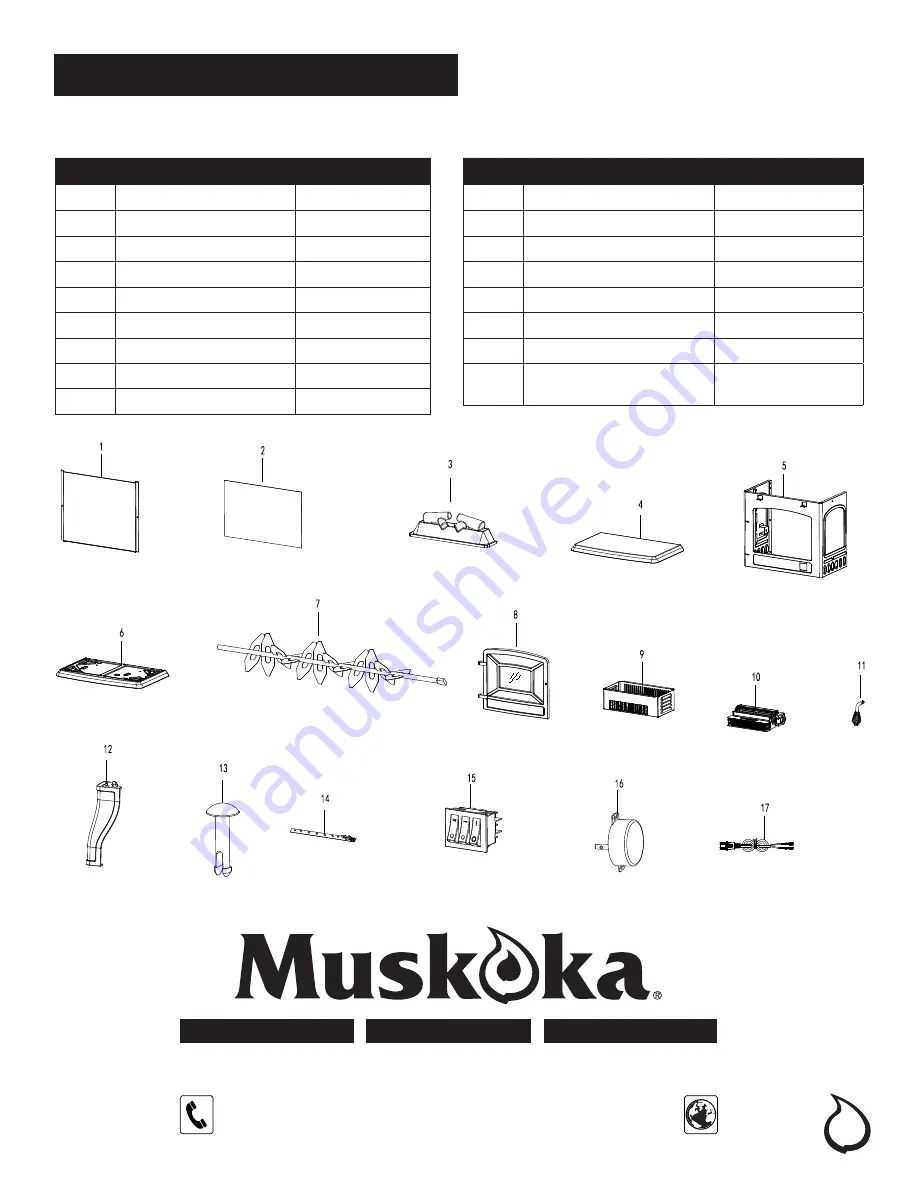 Muskoka ES-217-10 Use And Care Manual Download Page 13