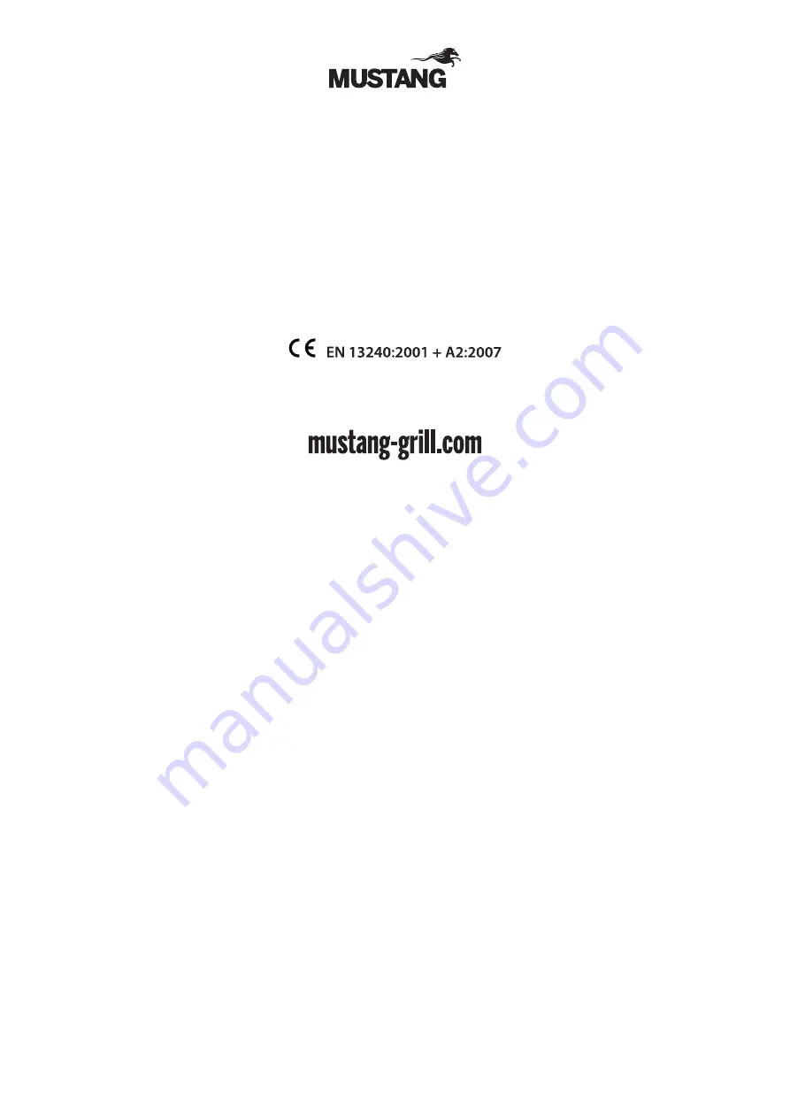 Mustang 262932 Instructions Manual Download Page 1