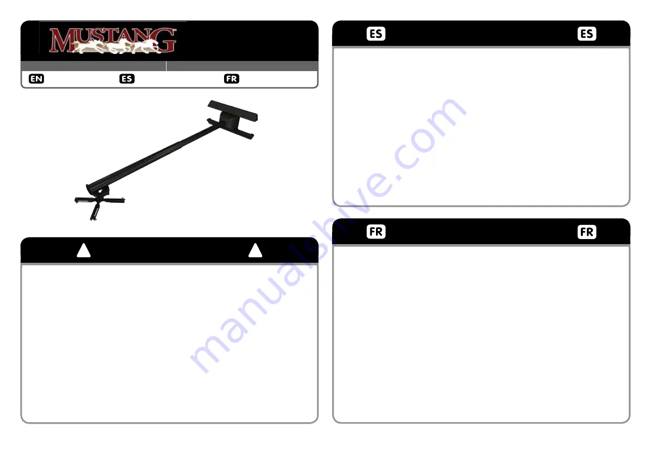 Mustang MPJS-K255F Instruction Manual Download Page 1