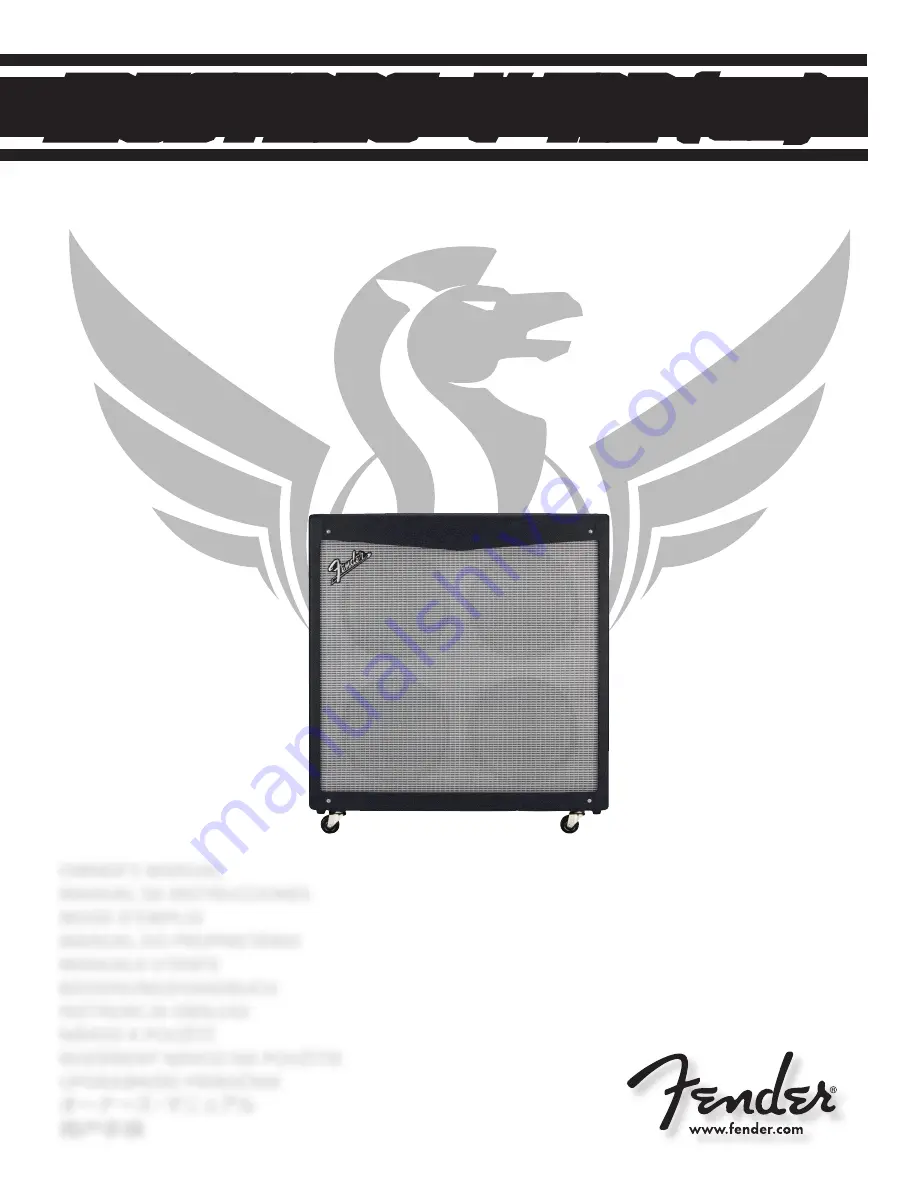 Mustang V 412 Owner'S Manual Download Page 1