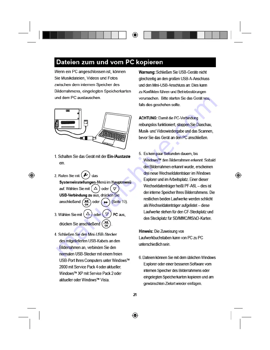 Mustek PF-A6L User Manual Download Page 45