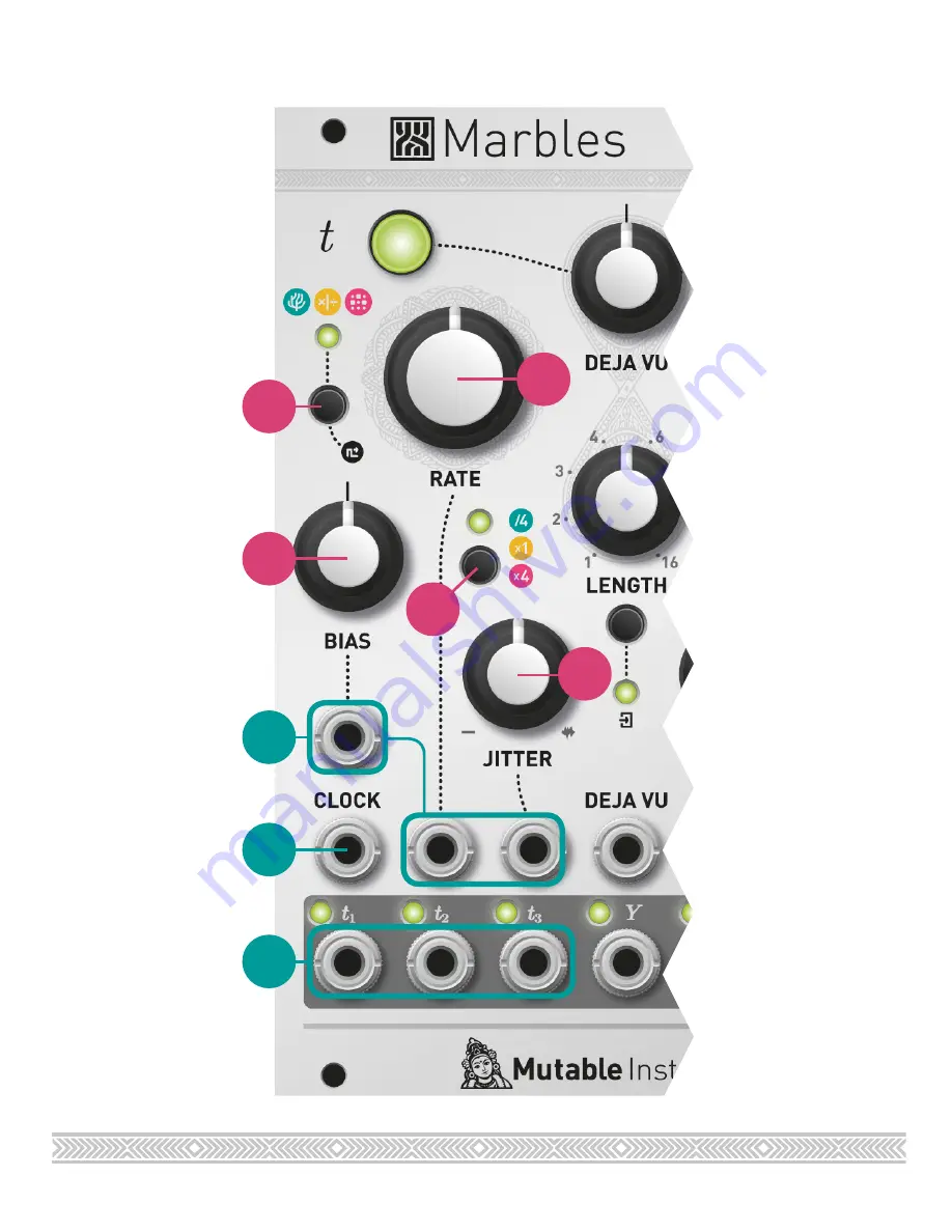 Mutable Instruments Marbles Quick Start Manual Download Page 4