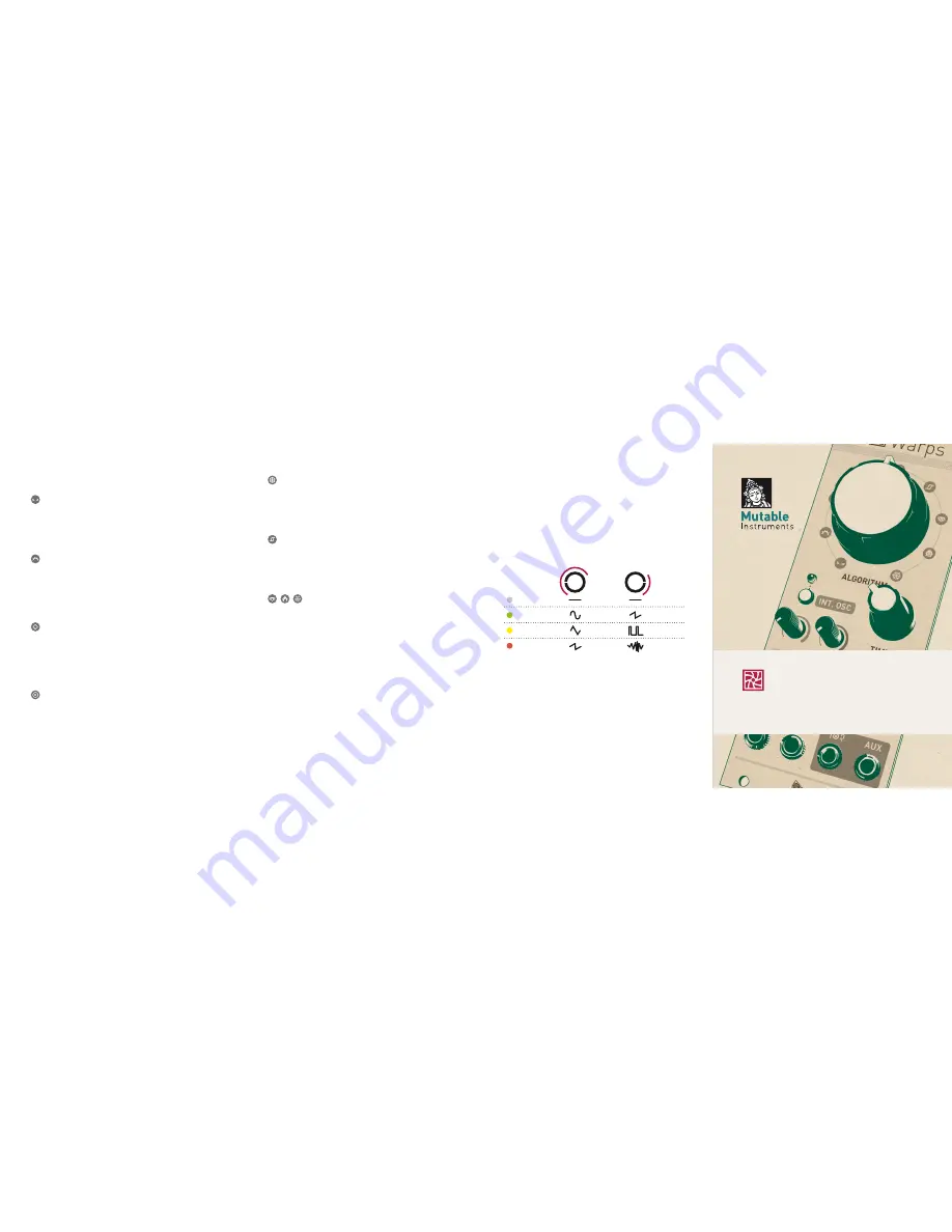 Mutable Instruments Warps Manual Download Page 1