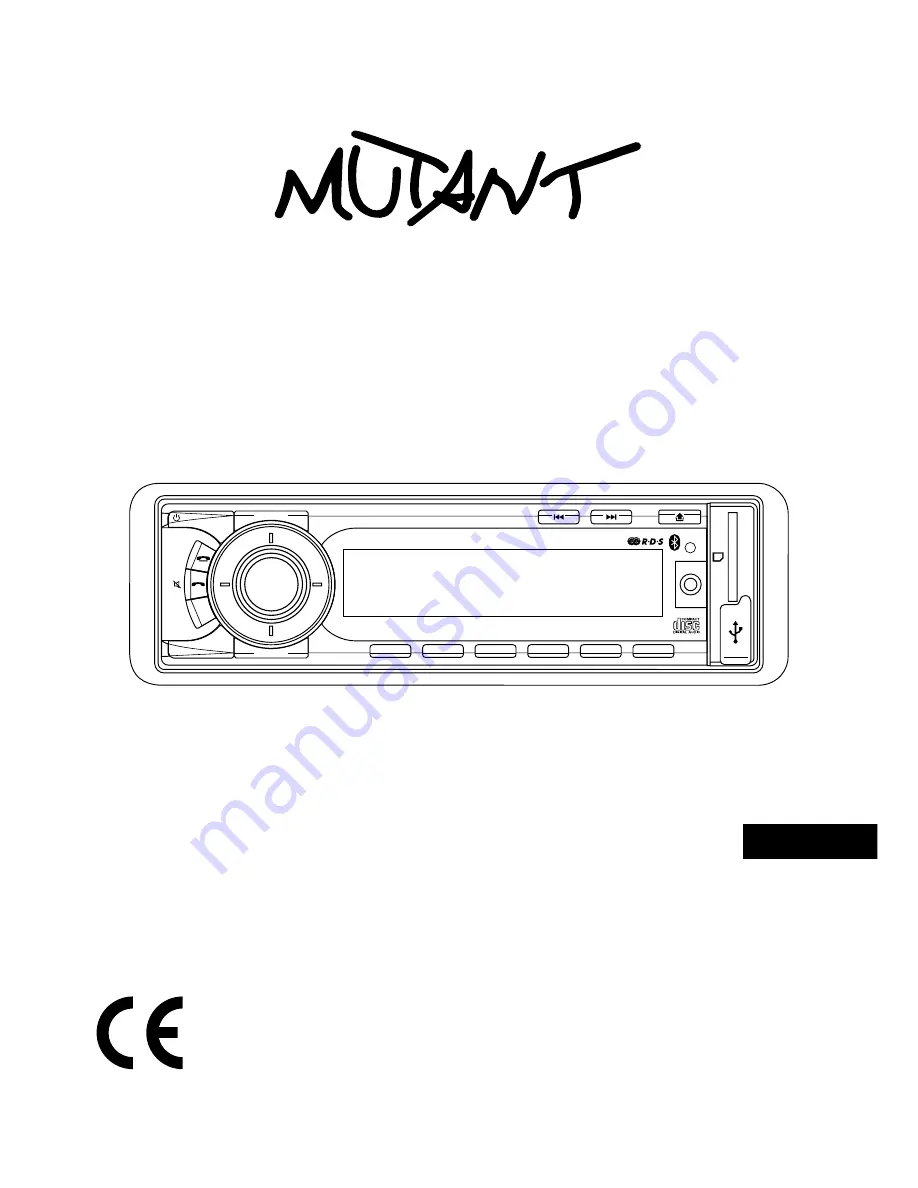 Mutant MT2300BT Operating And Installation Manual Download Page 1