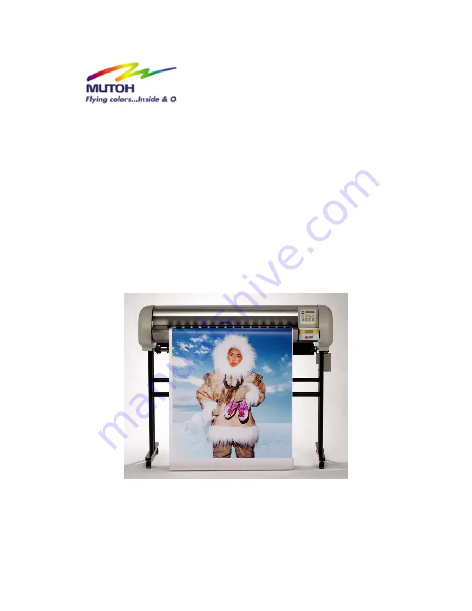 MUTOH Falcon Outdoor Jr. Operation Instructions Manual Download Page 1